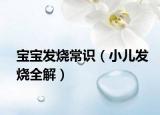 寶寶發(fā)燒常識(shí)（小兒發(fā)燒全解）