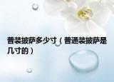 普裝披薩多少寸（普通裝披薩是幾寸的）