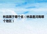 林縣屬于哪個省（林縣是河南哪個地區(qū)）