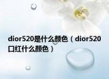 dior520是什么顏色（dior520口紅什么顏色）
