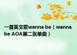 一首英文歌wanna be（wanna be AOA第二張單曲）