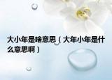 大小年是啥意思（大年小年是什么意思?。? /></span></a>
                        <h2><a href=