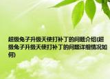 超級(jí)兔子升級(jí)天使打補(bǔ)丁的問題介紹(超級(jí)兔子升級(jí)天使打補(bǔ)丁的問題詳細(xì)情況如何)