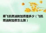 乘飛機燃油附加費是多少（飛機燃油附加費怎么算）