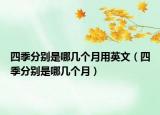 四季分別是哪幾個(gè)月用英文（四季分別是哪幾個(gè)月）