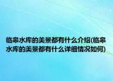 臨皋水庫的美景都有什么介紹(臨皋水庫的美景都有什么詳細情況如何)