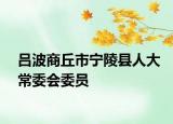 呂波商丘市寧陵縣人大常委會(huì)委員