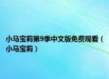 小馬寶莉第9季中文版免費觀看（小馬寶莉）