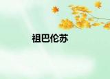 祖巴倫蘇