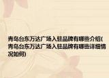 青島臺(tái)東萬(wàn)達(dá)廣場(chǎng)入駐品牌有哪些介紹(青島臺(tái)東萬(wàn)達(dá)廣場(chǎng)入駐品牌有哪些詳細(xì)情況如何)