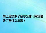 網(wǎng)上借貸多了會(huì)怎么樣（網(wǎng)貸借多了有什么后果）