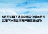 6月份沈陽下冰雹是哪天介紹(6月份沈陽下冰雹是哪天詳細情況如何)
