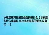 水瓶座和其他星座最配的是什么（水瓶座和什么座最配 和水瓶座最搭的星座,沒有之一!）