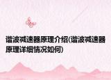 諧波減速器原理介紹(諧波減速器原理詳細情況如何)