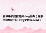 安卓手機(jī)如何打開dwg文件（安卓手機(jī)如何打開dwg文件cadcad）