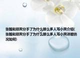 張翰和鄭爽分手了為什么那么多人罵小爽介紹(張翰和鄭爽分手了為什么那么多人罵小爽詳細(xì)情況如何)