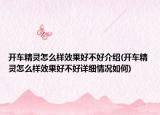 開車精靈怎么樣效果好不好介紹(開車精靈怎么樣效果好不好詳細(xì)情況如何)