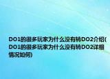 DO1的很多玩家為什么沒(méi)有轉(zhuǎn)DO2介紹(DO1的很多玩家為什么沒(méi)有轉(zhuǎn)DO2詳細(xì)情況如何)