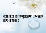 雙色球選號(hào)計(jì)算器圖片（雙色球選號(hào)計(jì)算器）