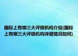 國(guó)際上有哪三大評(píng)級(jí)機(jī)構(gòu)介紹(國(guó)際上有哪三大評(píng)級(jí)機(jī)構(gòu)詳細(xì)情況如何)
