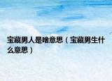 寶藏男人是啥意思（寶藏男生什么意思）