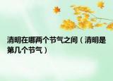 清明在哪兩個節(jié)氣之間（清明是第幾個節(jié)氣）