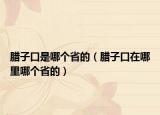 臘子口是哪個(gè)省的（臘子口在哪里哪個(gè)省的）