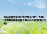 你知道哪些實用的挑水果小技巧介紹(你知道哪些實用的挑水果小技巧詳細(xì)情況如何)