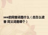 see的同音詞是什么（垚怎么讀音 同義詞是哪個）