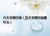 六大文明行動(dòng)（五大文明行動(dòng)是什么）