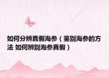 如何分辨真假海參（鑒別海參的方法 如何辨別海參真假）
