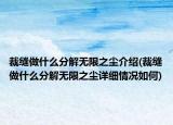 裁縫做什么分解無限之塵介紹(裁縫做什么分解無限之塵詳細(xì)情況如何)