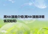 高hbl漫畫介紹(高hbl漫畫詳細情況如何)