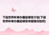 下屆世界杯舉辦國是哪里介紹(下屆世界杯舉辦國是哪里詳細情況如何)