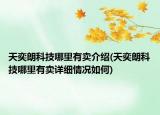 天奕朗科技哪里有賣介紹(天奕朗科技哪里有賣詳細(xì)情況如何)