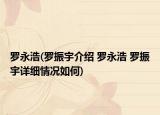 羅永浩(羅振宇介紹 羅永浩 羅振宇詳細情況如何)