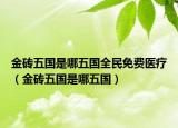 金磚五國是哪五國全民免費醫(yī)療（金磚五國是哪五國）