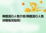 韓國流行人物介紹(韓國流行人物詳細情況如何)