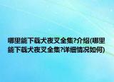 哪里能下載犬夜叉全集?介紹(哪里能下載犬夜叉全集?詳細情況如何)