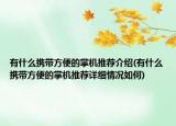 有什么攜帶方便的掌機推薦介紹(有什么攜帶方便的掌機推薦詳細情況如何)