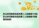 怎么樣切換孤島危機(jī)第三人稱視角?介紹(怎么樣切換孤島危機(jī)第三人稱視角?詳細(xì)情況如何)