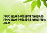 河南電視臺哪個頻道播咱家電視劇介紹(河南電視臺哪個頻道播咱家電視劇詳細(xì)情況如何)