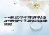 wow雄壯遠足牦?？梢詭婕覇?介紹(wow雄壯遠足牦牛可以帶玩家嗎?詳細情況如何)
