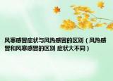 風(fēng)寒感冒癥狀與風(fēng)熱感冒的區(qū)別（風(fēng)熱感冒和風(fēng)寒感冒的區(qū)別 癥狀大不同）