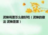 泥鰍雞蛋怎么做好吃（泥鰍的做法 泥鰍蒸蛋）