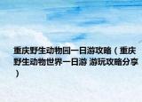 重慶野生動物園一日游攻略（重慶野生動物世界一日游 游玩攻略分享）