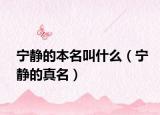 寧靜的本名叫什么（寧靜的真名）