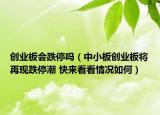 創(chuàng)業(yè)板會(huì)跌停嗎（中小板創(chuàng)業(yè)板將再現(xiàn)跌停潮 快來看看情況如何）