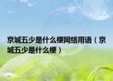 京城五少是什么梗網(wǎng)絡(luò)用語(yǔ)（京城五少是什么梗）
