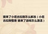 豬來(lái)了小尼古拉斯怎么解凍（小尼古拉斯怪獸 豬來(lái)了游戲怎么激活）